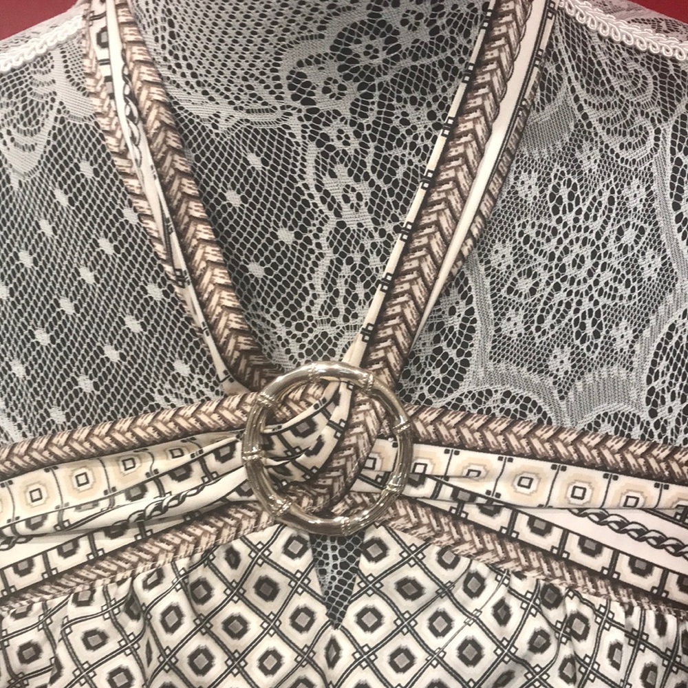 Silky Patterned Top - image 3